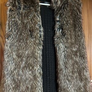 Covington Faux Fur Vest